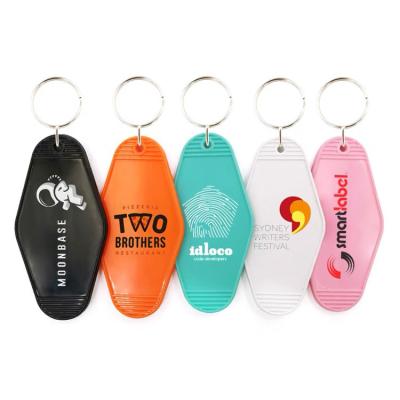 China Hot Sale Promotion Gift Amazon Logo Free Plastics Custom Inspired Hotel Accessory Acrylic Key Chain for sale