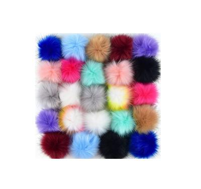 China Pretty Gift/Sale Customized Rabbit Hair Car Bag Jewelry Ladies Fashion Hot Selling Girl Main Main Chain Cute Fluffy Ball Pendant for sale