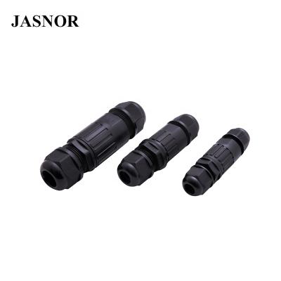 China IP68 Waterproof Nylon Cable Gland Nylon Plastic Double Connector for sale