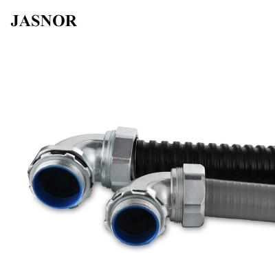 China Zinc Alloy Zinc Alloy Elbow Electrical Socket 90 Degree Elbow Connector for sale