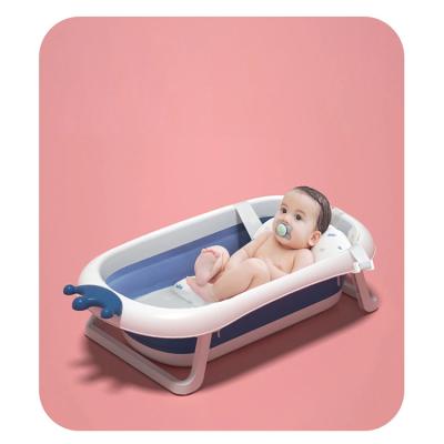 China Wholesale Foldable Durable Plastic Baby Tubs Suit Newborn Baby Bathtub Foldable Cushion for sale