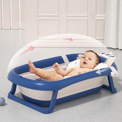 China Wholesale Collapsible Plastic Foldable Baby Tub Swimming Pool Baby Products Accessories Soaking Tub for sale