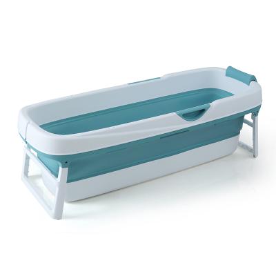 China 2021 Wholesale Hot Selling 158CM Foldable Household Freestanding Plastic Collapsible Bathtub Portable Adult for sale