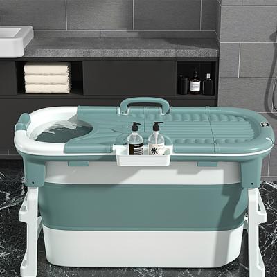 China 2021 Wholesale Hot Selling Customizable Household Foldable Height 120CM Portable Plastic Folding Bathtub For Adults for sale