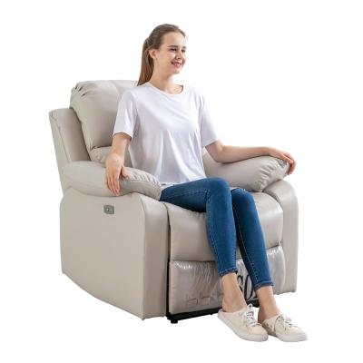 China Massage Modern Recliner Sofa Furniture Living Room Wholesale PU Lazy Sofa Recliner Chair For Home Office for sale