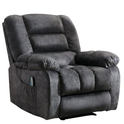 China Modern Style Massage Leather Sofa Massage Function Home Furniture Recliner Sofa Chair With Thick Cushion For Wholesale for sale