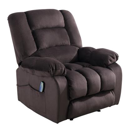 China Massage Recliner Sofa Heat Function Leisure Modern Air Leather Recliner Chair For Home for sale