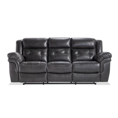 China European Leather Sofa Recliner Sofa Popular Modern Style Massage Salon 3 Seater Leather Recliner Recliner Sofa for sale