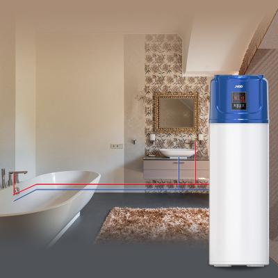 China High Efficiency R134A Outdoor Air Source All In One Heat Pump Hot Water Heater For Hot Water for sale