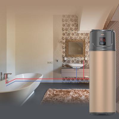 China 250L outdoor for 4-5 people R134A air to water all in one hot water Heater For Domestic Hot Water from heat pump for sale