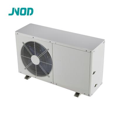 China JNOD R410A outdoor household hot water heat pump electric heat pump split hybrid water heaters for sale