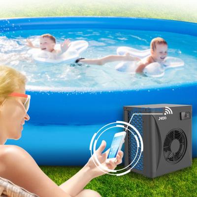 China Outdoor R32 Mini Portable Plug Wire Swimming Pool Air to Water Heat Pump for Villa Family Inflatable Swimming Pool for sale