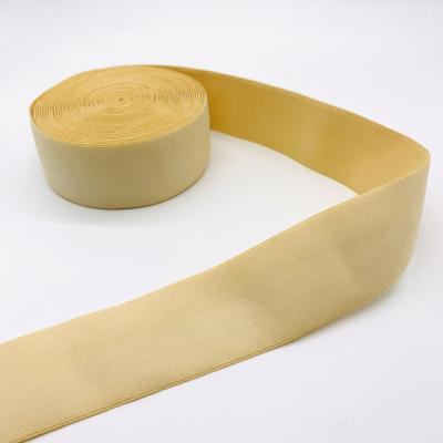 China Fashionable high tenacity elastic bra strap for women clothes cotton strap strap 4mm width on sale for sale