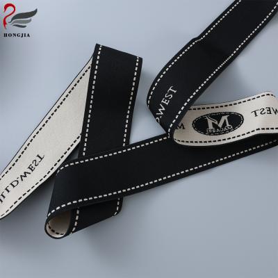 China Factory Verified Elastic Design Your Logo Custom Elastic Band For Garment for sale