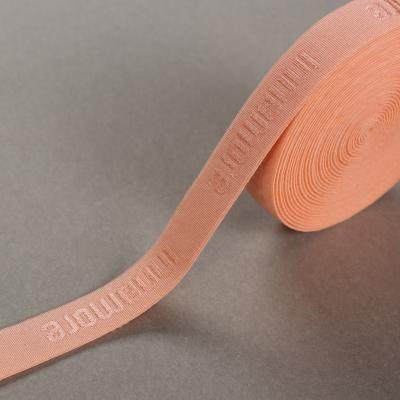 China OEM Factory 15mm Professional Elastic Jacquard Woven Elastic Band For Bra for sale