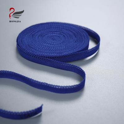 China Custom Design Logo Bias Tape Webbing Elastic Elastic Band Underwear for sale