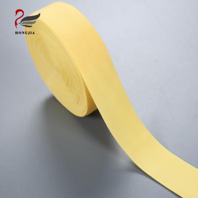 China Manufacturer Wholesale Custom Narrow Stretch Polyester Elastic Flat Elastic Band For Shoulder Strap Strap for sale