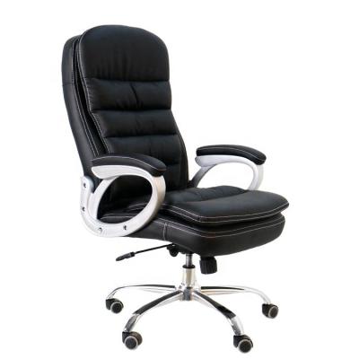 China PU (Height)Adjustable Leather Swivel Ergonomic Office Chair for sale