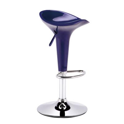 China Wholesale Contemporary Adjustable Classic Plastic Bar Stool Chair High For Wine Bar for sale