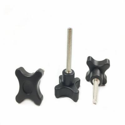 China Hot Sale Quality Four-corner Hand Tighten Thumb Plastic Head Screw for sale