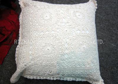 China 100% Cotton Hand Knitting Cushion Covers Jacquard Style For Home Decoration for sale