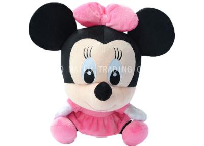 Cina La peluche animale di seduta di Mickey Mouse gioca la peluche farcita con gli archi ed il vestito rosa in vendita