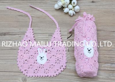 China Adjustable Size White Crochet Baby Items With Eco Friendly Comfortable Cotton for sale