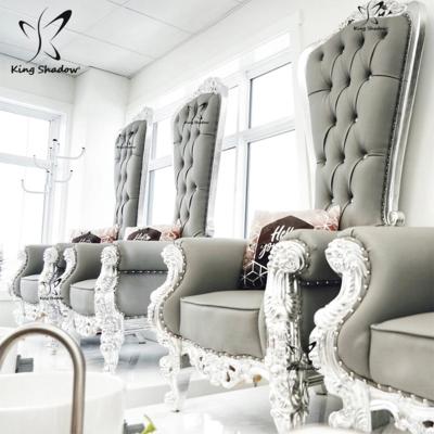 China Commercial Furniture Pedicure Bowl With Unique Jet Beauty Foot Spa Chairs Throne Luxury Pedicure Chair For Nail Salon for sale