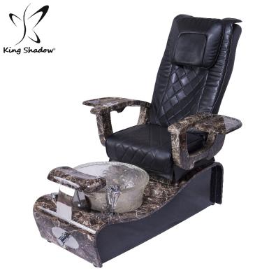 China Electric foot spa chair nail spa chair beauty salon furniture pedicure chair with body massager for sale