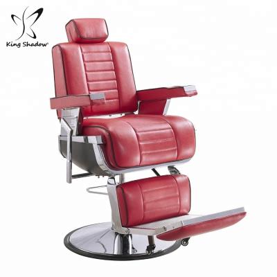 China Modern Salon Furniture Barber Furniture Package Metal Chairs Man Barber Chair for sale