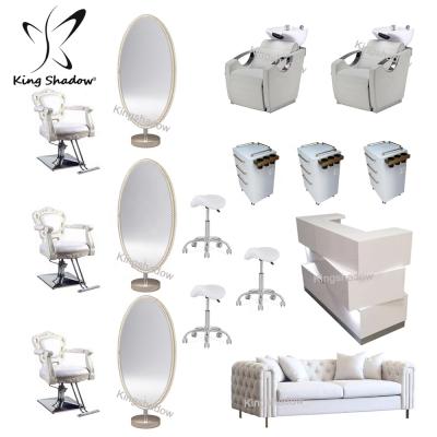 China Strict Wholesale Fashion Beauty Salon QC Furniture Bundle Hair Dressing for sale