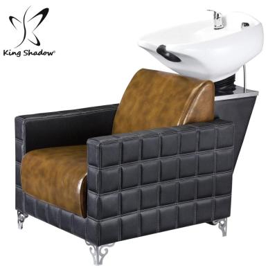 China Hot sale comfortable used salon shampoo chair/shampoo bed/cheap salon furniture for hair salon for sale