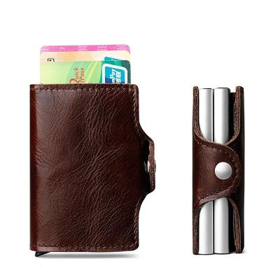 China NATIONAL factory Canton manufacturer China best-selling luxury real double bag leather card holder for sale