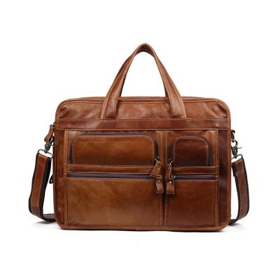 China Business.office.gift new style genuine leather briefcase for men for sale