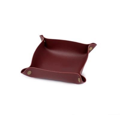 China Fashion Design Folding PU Leather Jewelry Storage Trays For Sale for sale