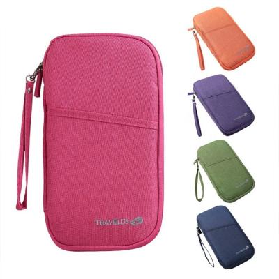 China Wholesale Business.office.gift Cloth Passport Bag ID Credit Card Holder Document Organizer Wallet and Passport Travel for sale