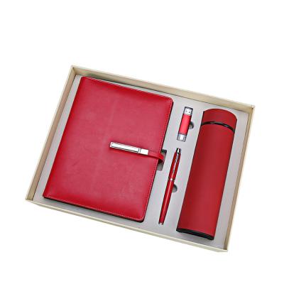 China Fashion Hardcover Notebook Gift Set Composition Pen With Cup Sets For Men for sale