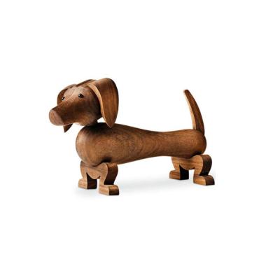 China Europe Wooden Wooden Animal For Wooden Dog Wooden Products Home Indoor Decoration for sale