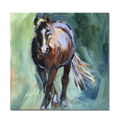 China Abstract High Resolution Art Horse Oil Painting for sale