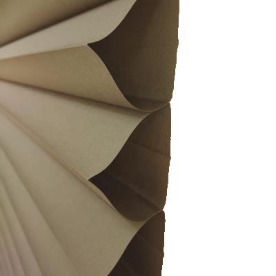 China Environment friendly bespoke transmittance honeycomb fabric roman fabric for sale