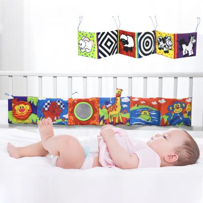 China Early Education Crib Rattle Bumper Baby Toys 0 12 Months Newborns Book Double Sided Cloth Around Crib Baby Book Early Learning Toys For Babies for sale