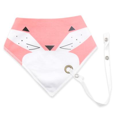 China Baby Bids 2021 MINGJUN Baby Bibs Triangle Cotton Bibs Cartoon Print Saliva Towel Baby Girls Double Feeding Apron Cotton Bandana Bibs for sale