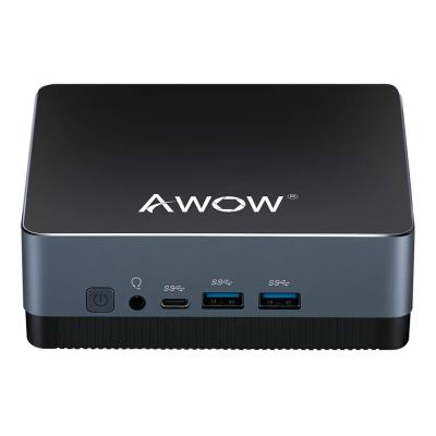 China For Game AWOW Celeron J4125 8GB DDR4 128GB SATA Mini Gaming SSD Mini Gaming PC Windows 10 Pocket Desktop Gaming Gamer Computer for sale