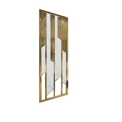 China Aluminum Metal Hotel Lobby Privacy Divider Partition Perforated Screen Panel for sale