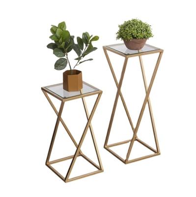 China Modern Indoor Metal Plant Stand Home Flower Pot Stands for sale