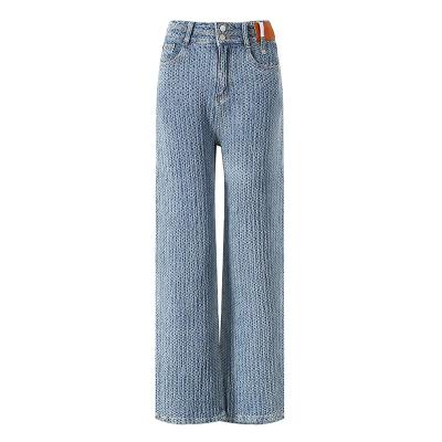 Cina Regular Fit Full Length Jeans Pants in vendita