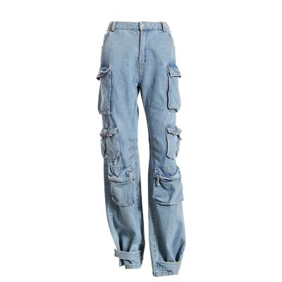 Cina Midweight Elastic Cotton Jeans Pants in vendita