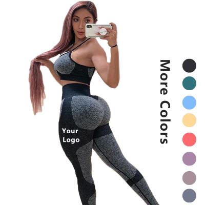 Chine [Échantillon gratuit] leggings pour femmes Pantalons de yoga sans couture Leggings Services de transformation de vêtements légèrement personnaliser à vendre