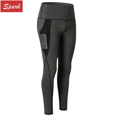 China Entrenamiento de cintura alta Correr 4 Way Stretch Yoga Leggings para mujeres en venta