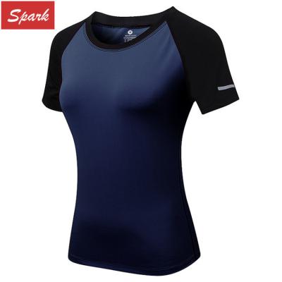 Chine Sexy nouveau style professionnel gilet de fitness courir T-shirt à manches courtes à vendre